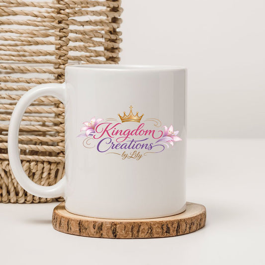 Kingdom Creations Merch Mug – Colossians 3:23 Faith-Inspired Gift | Kingdom Creations by Lily