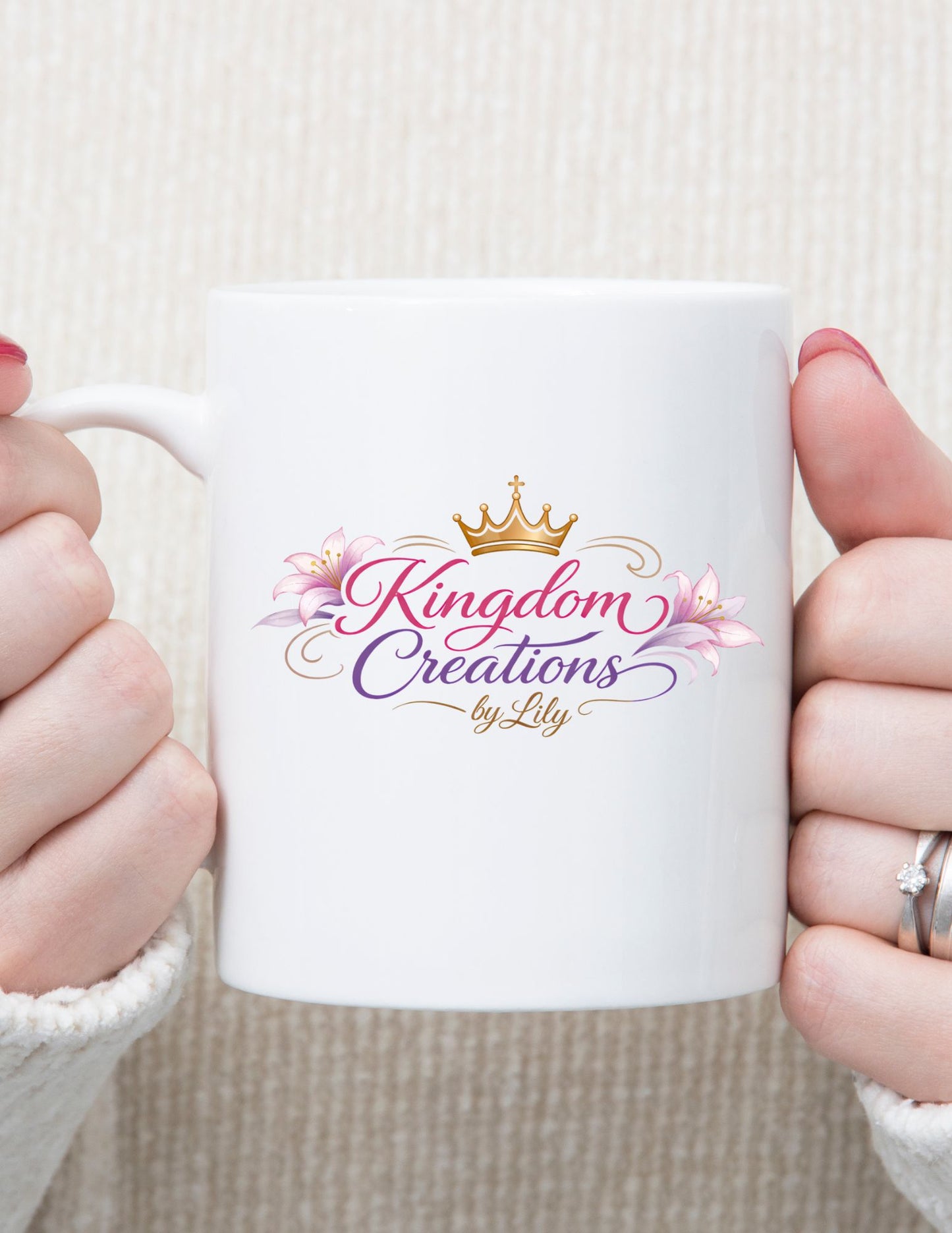Kingdom Creations Merch Mug – Colossians 3:23 Faith-Inspired Gift | Kingdom Creations by Lily