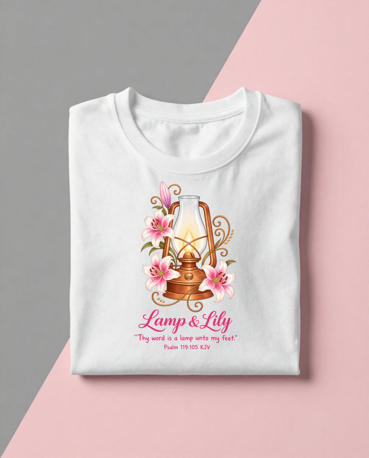 Faith Graphic Tee – Lamp & Lily | Christian Women's T-Shirt