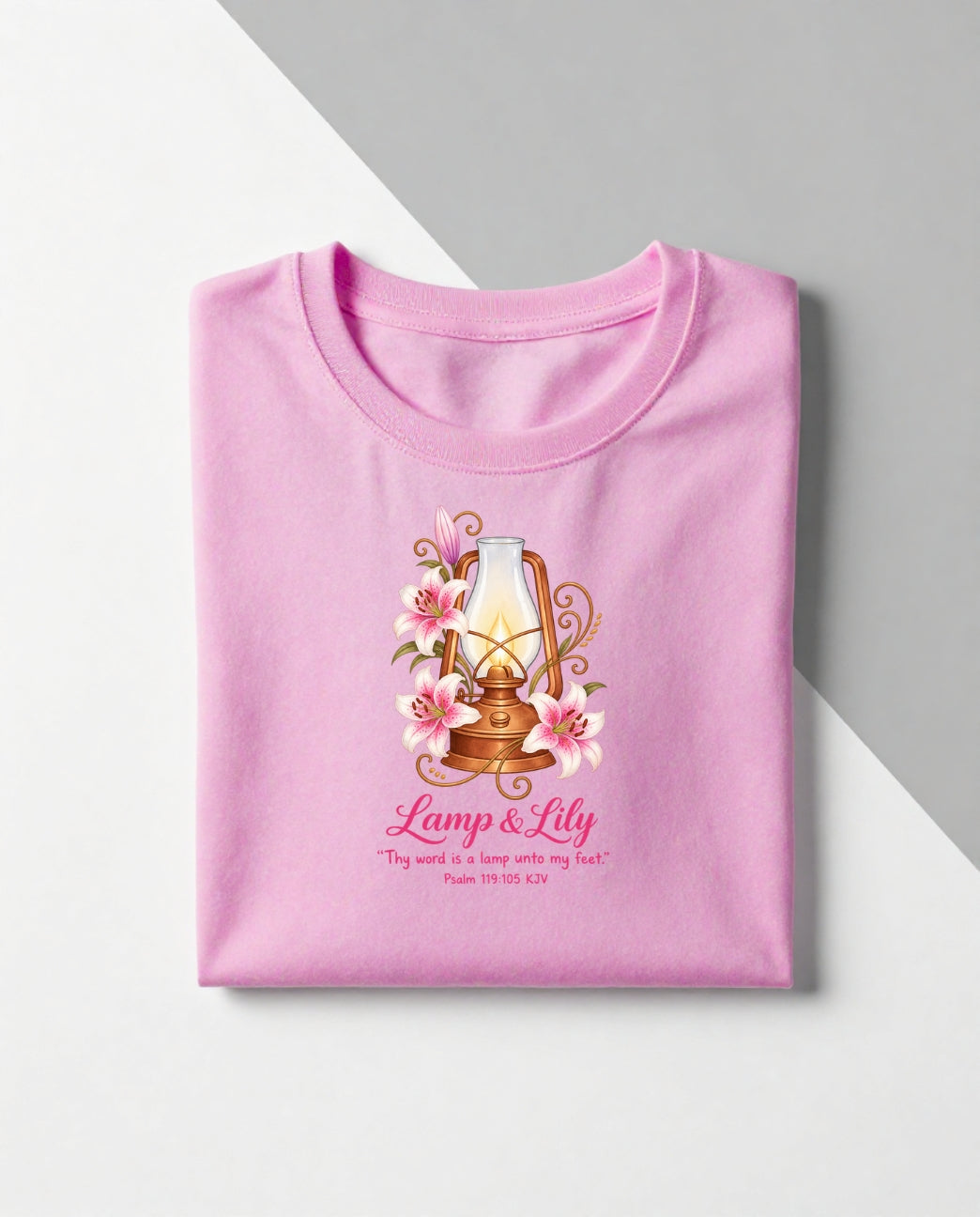 Faith Graphic Tee – Lamp & Lily | Christian Women's T-Shirt
